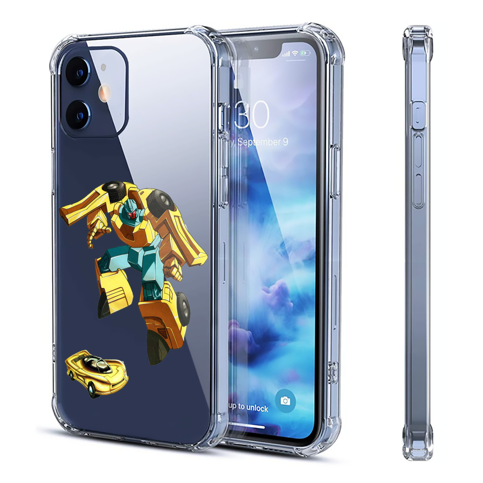（画像用）  【iPhone 12シリーズ対応】透明スマホケース（クリアソフトケース）
